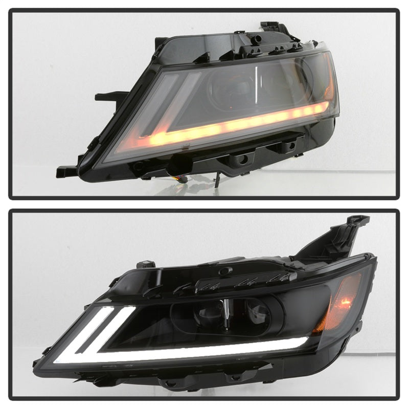 SPYDER xTune 14-18 Chevy Impala (Excl Limited) DRL Halogen Proj Headlights - Blk Smk (PRO-JH-CIM15-LB-BSM) 9042881 9042881 Photo - Unmounted