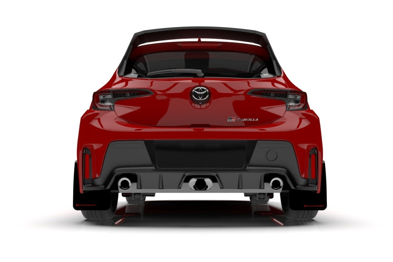 Rally Armor 2023 Toyota GR Corolla Red UR Mud Flap w/ Black Logo MF89-UR-RD-BLK MF89-UR-RD-BLK User 2