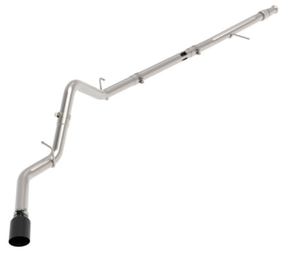 aFe Large Bore-HD 3in 409SS DPF-Back 20-21 GM Trucks L6-3.0L (td) LM2 - Black Tip 49-44128-B 49-44128-B User 1