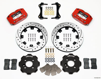 Wilwood DPR Front Kit, 12.19", Drilled, Red, Mini Cooper 140-8528-DR Photo - Primary