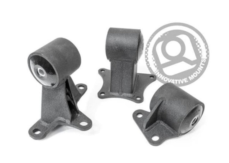 Innovative 94-97 Accord F-Series Black Steel Mounts 95A Bushings (EX Chassis) 29757-95A