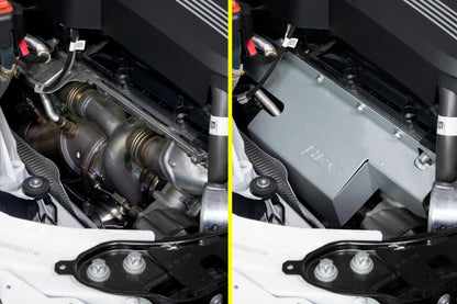 HPS Performance Turbo Heat Shield 2020-2024 BMW M340i B58 3.0L Turbo, Steel with Cerakote Ceramic Coating 94-001