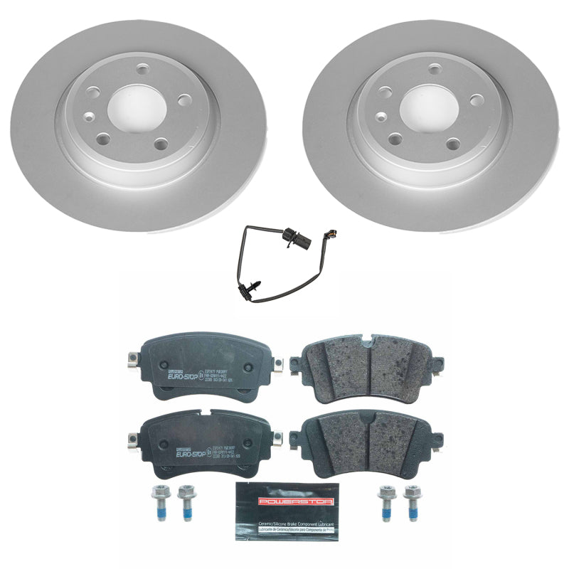 Power Stop 17-19 Audi A4 Rear Euro-Stop Brake Kit ESK8091 ESK8091 Photo - Primary