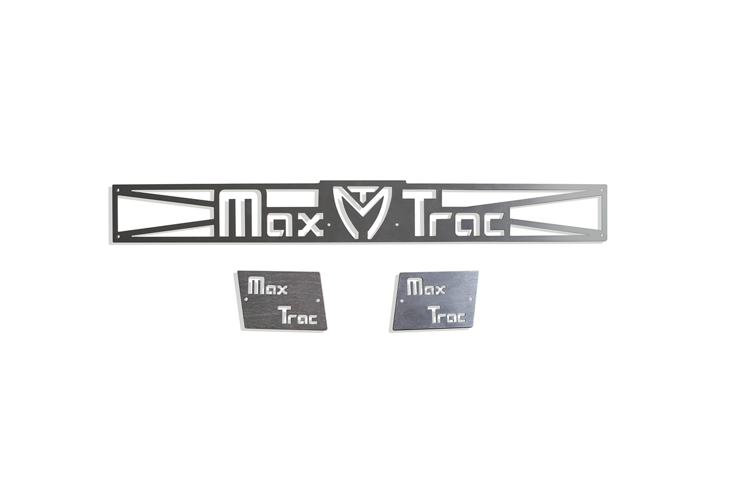 Maxtrac 07-2018 Silverado/Sierra 1500 Aluminium Logo Plate For Subframe Lift Kit 941370-LOGO-SM