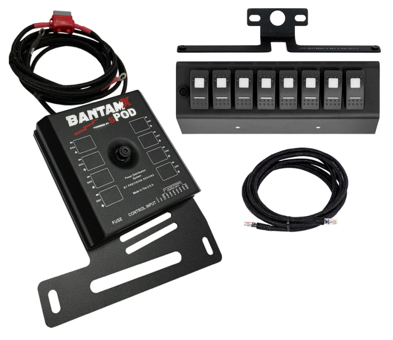 SPOD 07-08 Jeep Wrangler JK BantamX w/ Red LED Switch Panel 870080 870080 Photo - Primary