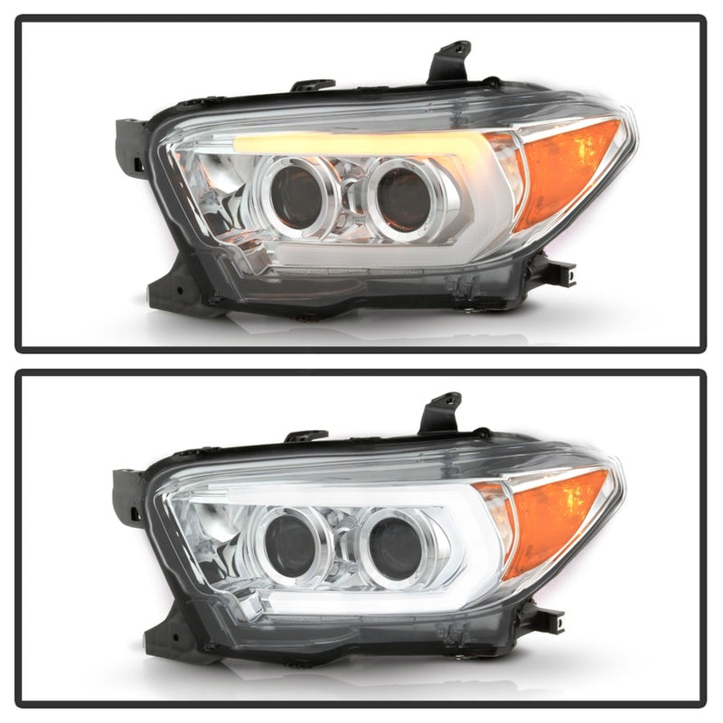 Spyder Signature Toyota Tacoma 16-18 TRD Model Projector Headlights-Chrome (PRO-YD-TT16V1-SEQ-C) 5086570 5086570 Photo - Unmounted