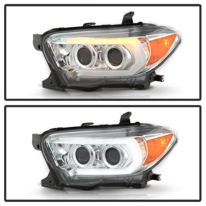 Spyder Signature Toyota Tacoma 16-18 (SR5 Model) Projector Headlights- Chrome (PRO-YD-TT16-LB-C) 5085825 5085825 Photo - Unmounted