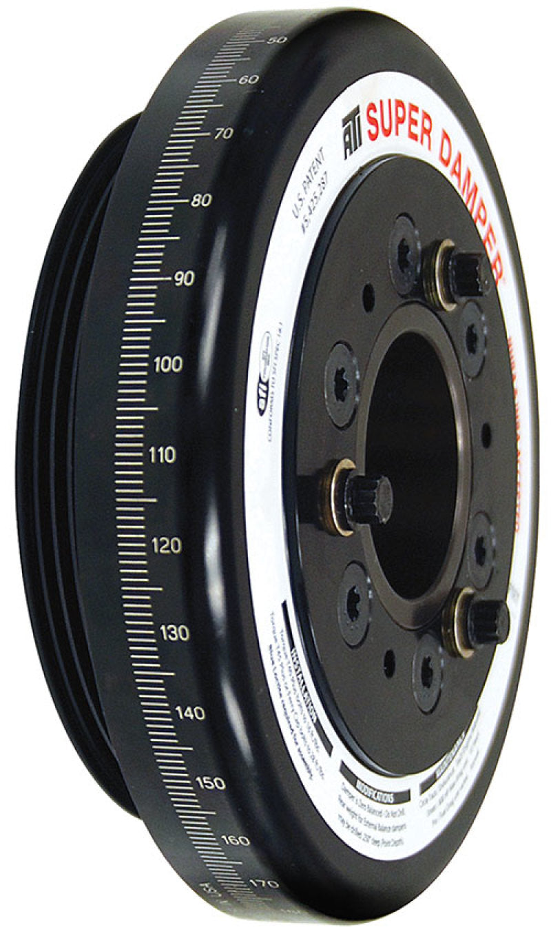 ATI Damper - 7.074in - Alum - Honda D - 4 Grv Rear Alum uminum Pulley - 10 Percent Underdrive ATI918456 ATI918456 Photo - Primary