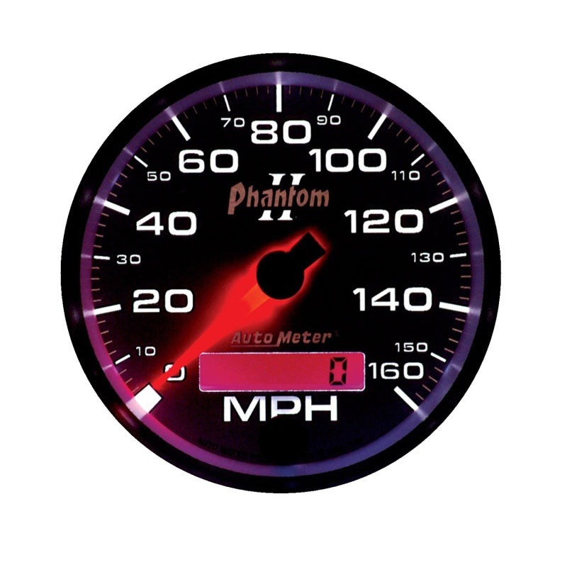 Autometer Gauge, Speedometer, 3 3/8", 160Mph, Elec. Programmable, Phantom II 7588 User 2