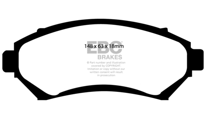 EBC Disc Brake Pad Set DP31100C Photo - Primary