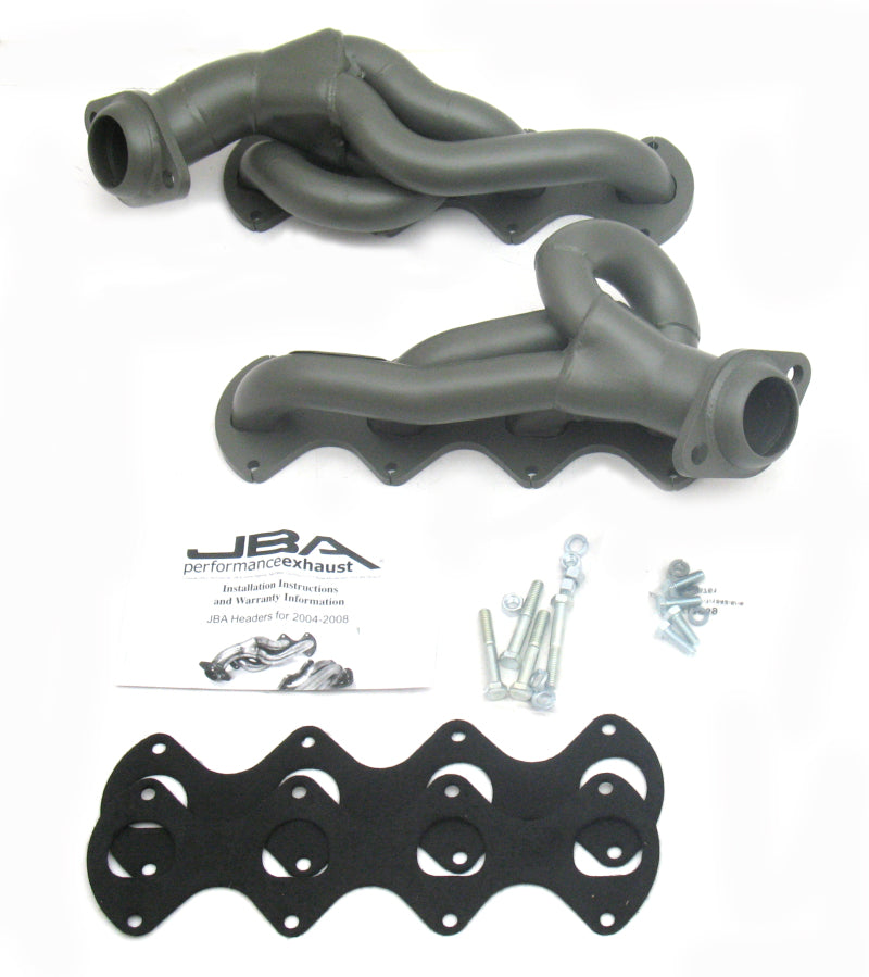 JBA 05-10 Ford F-Series 5.4L 3V 1-5/8in Primary Ti Ctd Cat4Ward Header 1676S-1JT 1676S-1JT Photo - Primary
