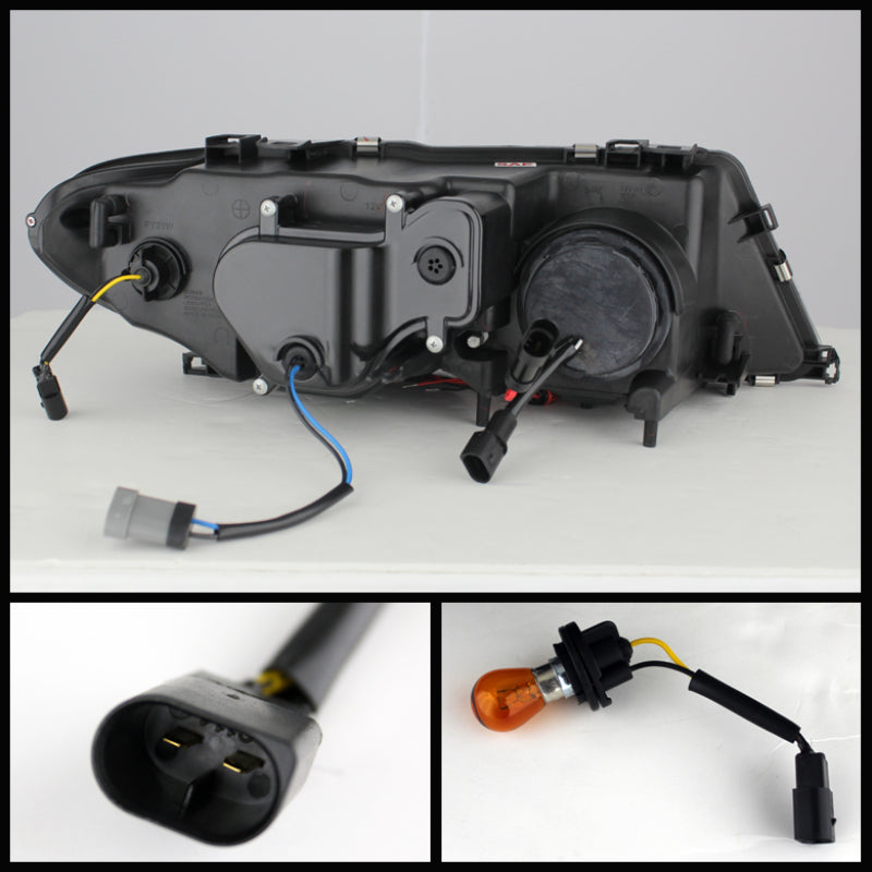 Spyder BMW E46 3-Series 04-06 2 DR Projector Halogen Model- LED Halo Blk PRO-YD-BMWE4604-2DR-HL-BK 5077141 5077141 User 1