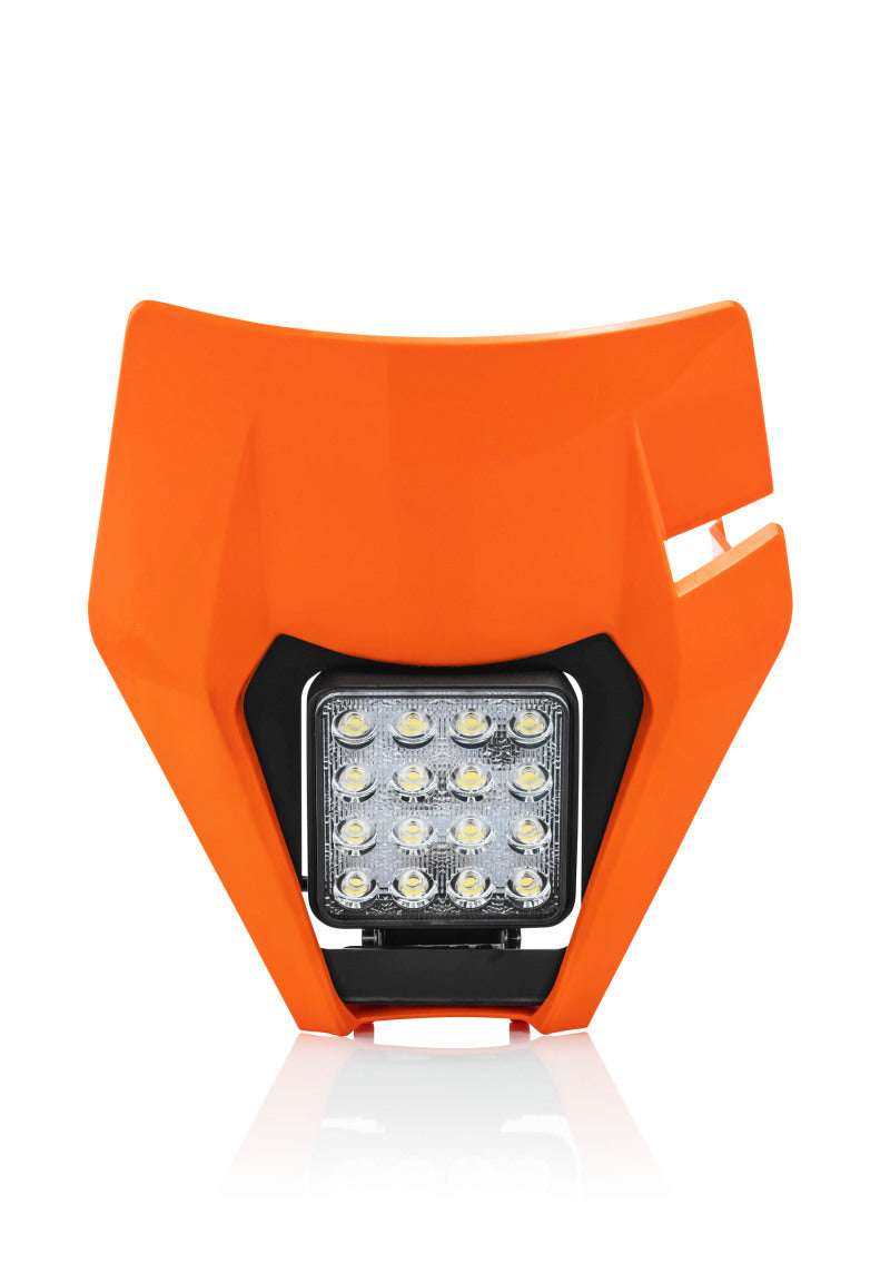 Acerbis 17-19 KTM EXC-F250-500/ XC-W150-300/ XC-W250/300tpi Headlight- VSL - 16 Orange 2780475226 2780475226 Photo - Primary