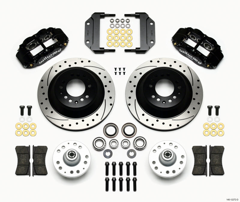 Wilwood Narrow Superlite 6R Front Hub & 1PC Rtr Kit 12.88in Dril Magnum Force Drop Spindle 140-12272-D 140-12272-D Photo - Primary