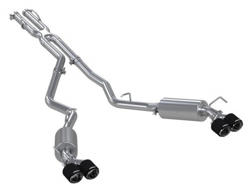 MBRP 20-21 Ford Explorer ST 3.0L Ecoboost SS 2.5in Dual Rear Exit w/ Carbon Fiber Quad Tips - T304 S52053CF S52053CF User 1