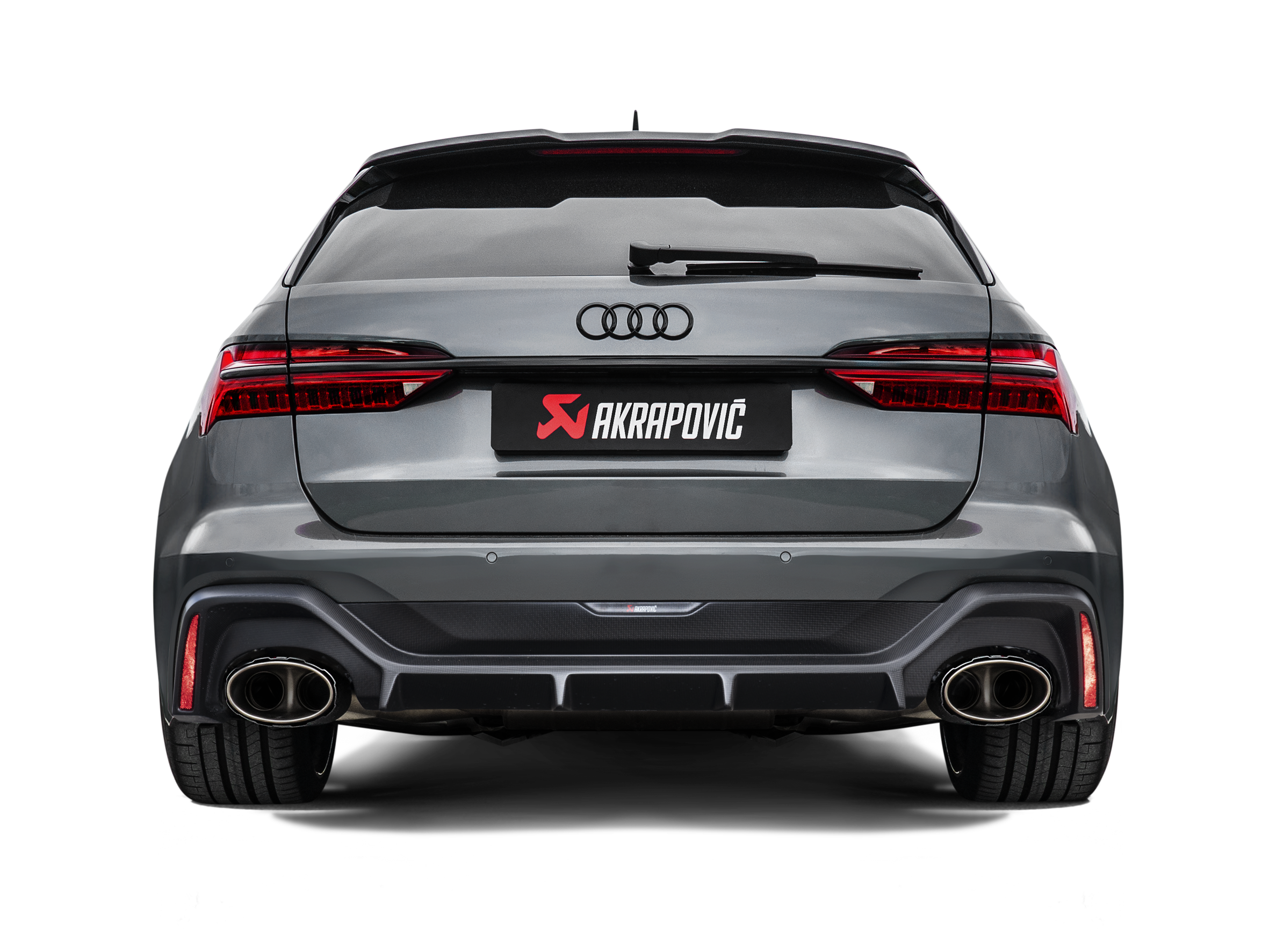 Akrapovic 2023 Audi RS6 Avant (C8) Evolution Line Cat Back (Titanium) (Req Link Pipe Set) S-AU/T/2H