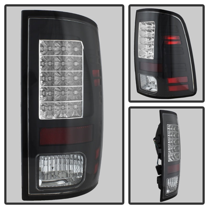 Spyder Dodge Ram 1500 13-14/Ram 2500 13-14 LED Tail Lights LED Model only - Blk ALT-YD-DRAM13-LED-BK 5077530 5077530 Photo - Unmounted
