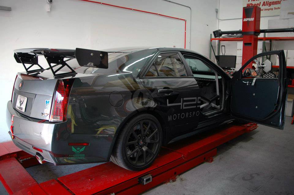 APR Cadillac CTS-V Sedan GTC500 Carbon Fiber Adjustable Wing 2008 - 2015