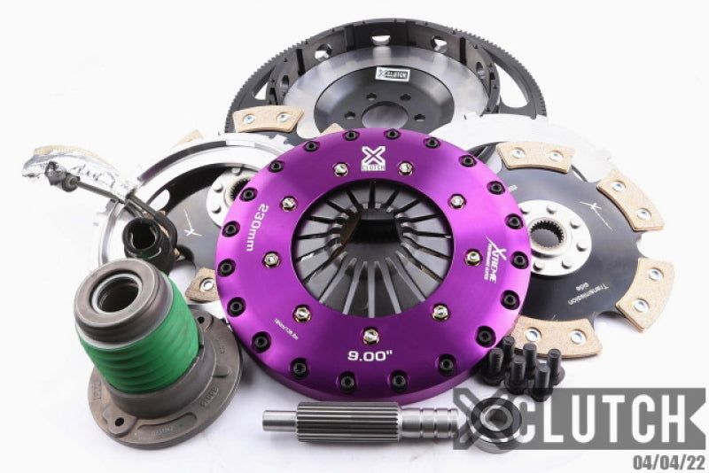 XCLUTCH XCL Clutch - 9in Twin Solid Ceramic Drivetrain Clutch Kits - Multi main image