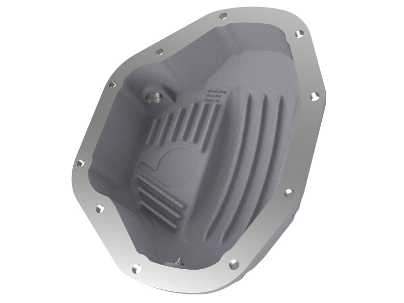 aFe Street Series Rear Differential Cover Raw w/ Machined Fins - Dodge Die 46-70030 Photo - Unmounted