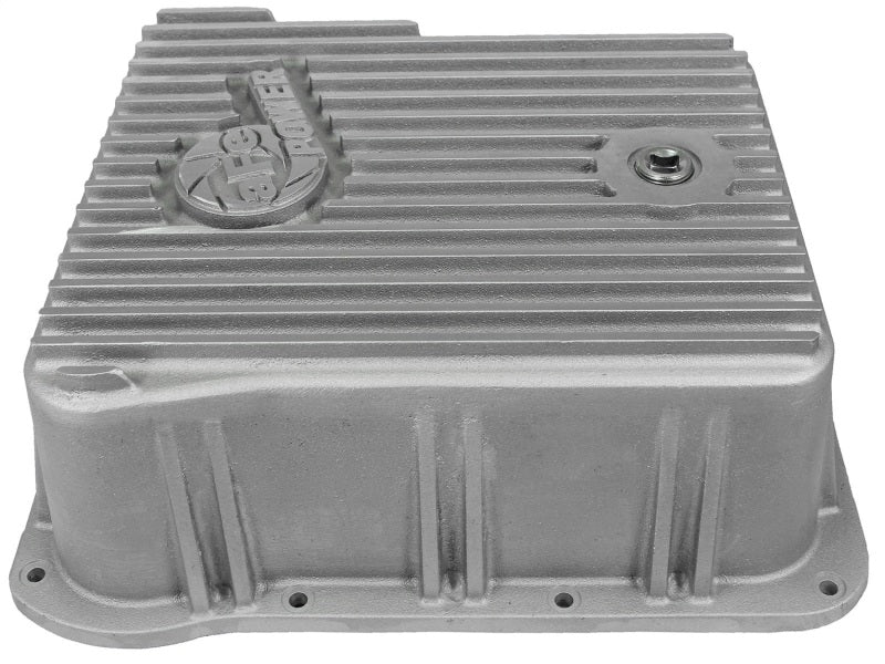 aFe Transmission Pan, Machined Fins - GM Diesel Trucks 01-16 V8-6.6L (td) 46-70070 Photo - Unmounted