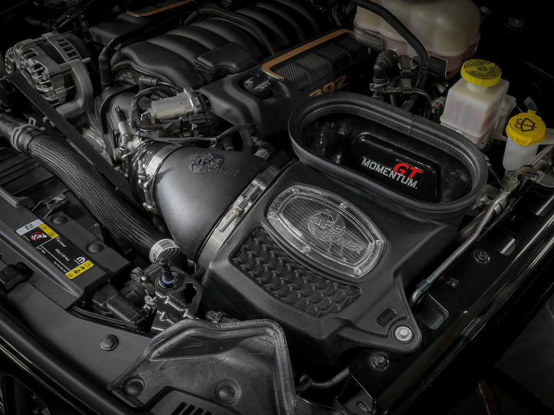 aFe Momentum GT Pro DRY S Cold Air Intake System 21-22 Jeep Wrangler 392 (JL) 6.4L V8 50-70080D 50-70080D Photo - Mounted