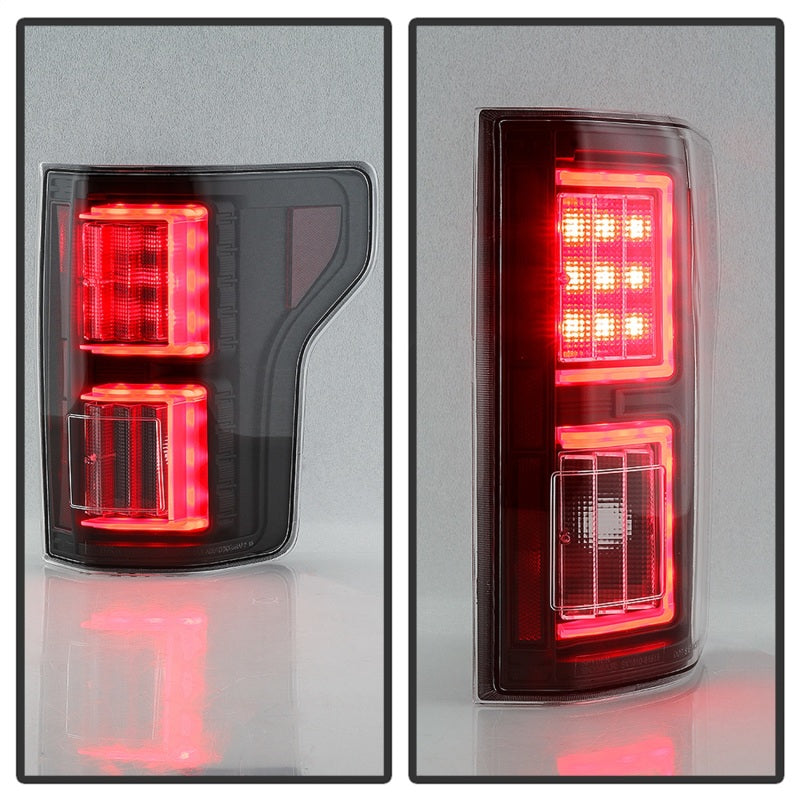 Spyder Ford F150 18-19 - Light Bar LED Tail Lights - All Black ALT-YD-FF15018-LED-BKV2 5085955 5085955 Photo - Unmounted