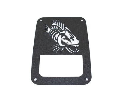 Fishbone Offroad 07-18 Jeep Wrangler JK - Black Textured Powdercoat Tail Light Covers FB31043 FB31043 Photo - out of package