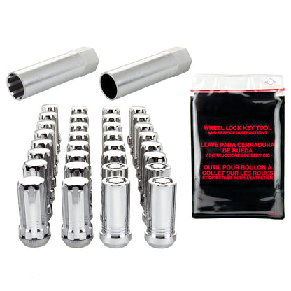 McGard SplineDrive Tuner 8 Lug Install Kit w/Locks & Tool (Cone) M14X1.5 / 1in. Hex - Chrome 65810 65810 Photo - Primary