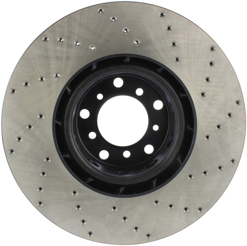 StopTech Sport Cryo Cross Drilled Brake Rotor; Front Left 128.34063R Photo - Unmounted