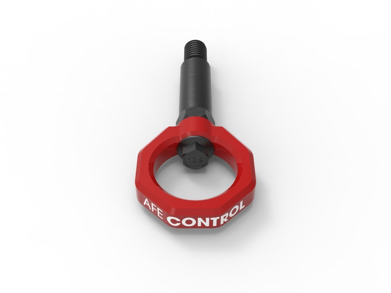 aFe Control Front Tow Hook Red 20-21 Toyota GR Supra (A90) 450-721001-R 450-721001-R Photo - Unmounted