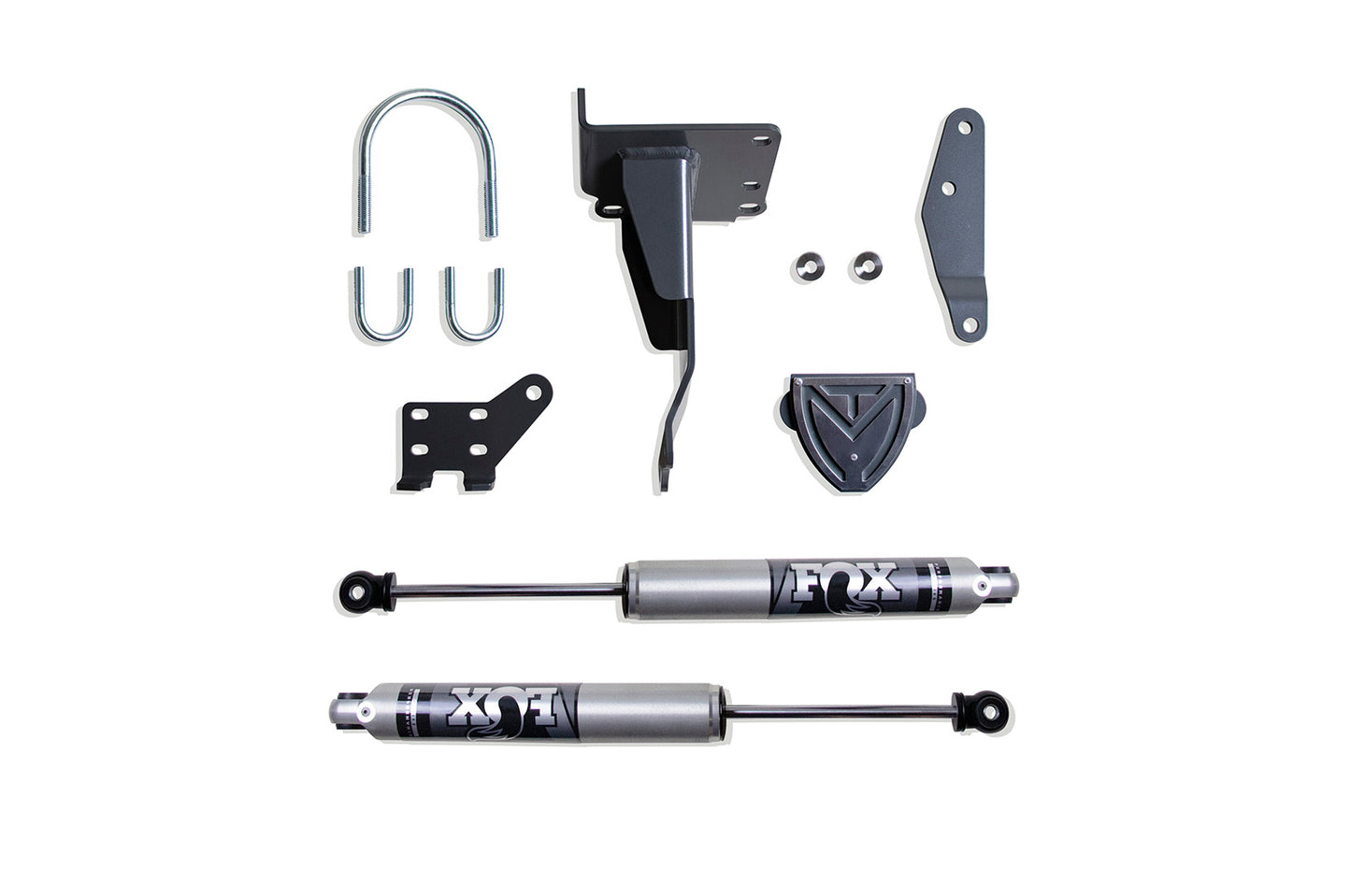 Maxtrac 14-23 Dodge RAM 2500 Dual Steering Stabilizer Kit w/ Fox Stabilizers 9472DSS-F