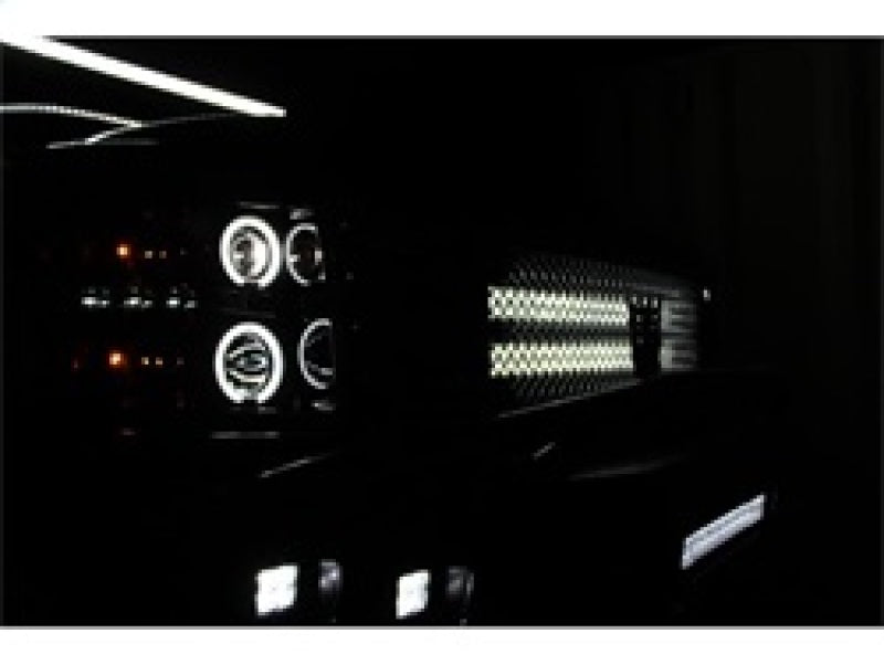 Spyder Chevy Silverado 1500 07-13 Projector Headlights CCFL Halo LED Blk PRO-YD-CS07-CCFL-BK 5033864 5033864 Photo - Mounted