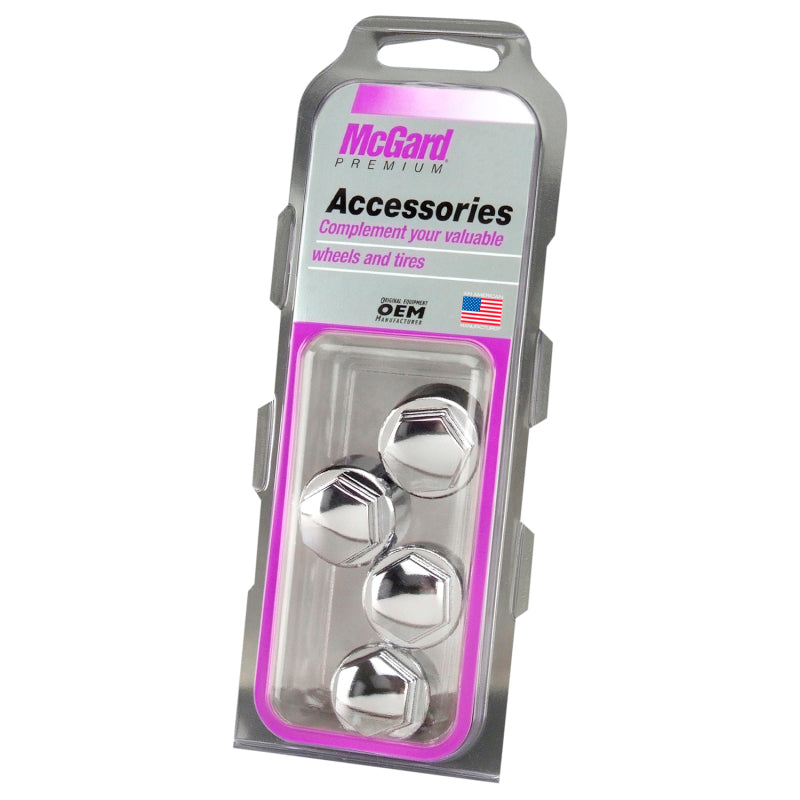 McGard Nylon Lug Caps For PN 24010-24013 (4-Pack) - Chrome 70006 70006 Photo - Primary