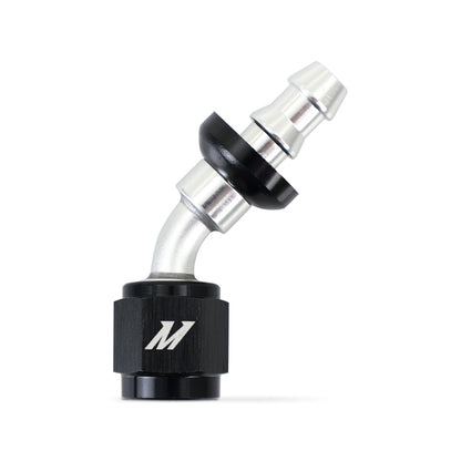 Mishimoto 45 Degree Push Lock Fitting - 4AN MMFT-PL-445 MMFT-PL-445 Photo - Primary