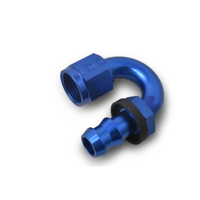 Russell Twist Lok Hose End Tight Radius #8 180 Degree Anodized 626070 Photo - out of package
