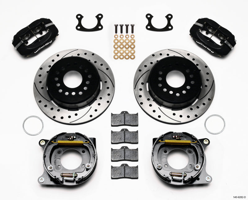 Wilwood FDL P/S Park Brake Kit, Drilled, Small Ford 2.50" Offset 140-9282-D Photo - Primary
