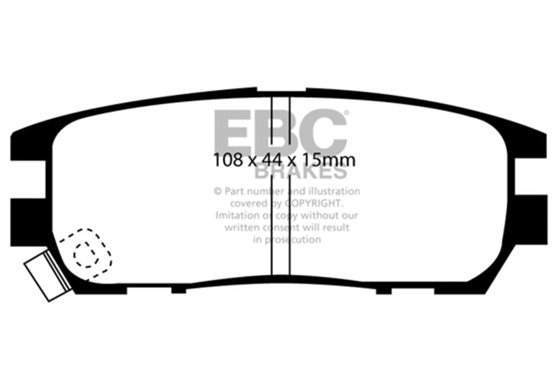 EBC Disc Brake Pad Set DP6958 Photo - Primary