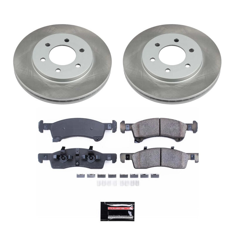 PowerStop Power Stop 03-06 Lincoln Navigator Front Semi-Coated Rotor Kit SC1933 SC1933 Photo - Primary