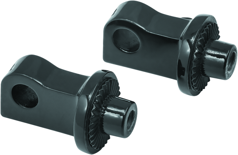 Kuryakyn Splined Peg Adapters Black 8886 8886 Photo - Primary