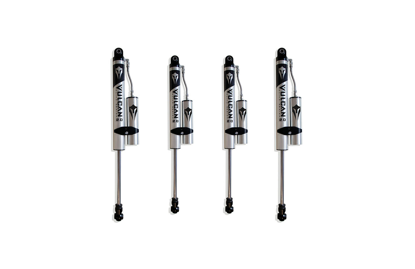 Maxtrac 18-24 Jeep JL Wrangler F&R Vulcan Series Reservoir Shocks 2.5in - 3in Lift 949832VR