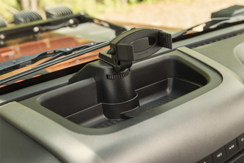 Rugged Ridge Dash Multi-Mount Phone Kit; 11-18 Jeep Wrangler JK 13551.16 Photo - Mounted