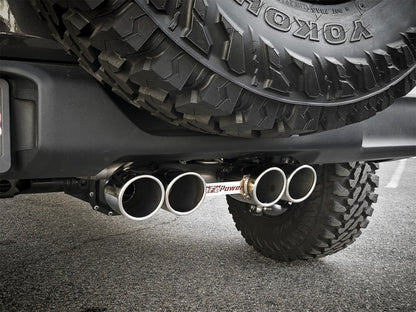 aFe Mach Force-Xp 2-1/2 In 304 Stainless Steel Cat-Back Exhaust System 49-38071-P Photo - Mounted