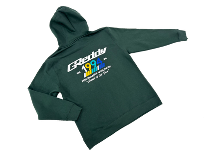 GReddy "94" Pullover Hood - Sports Green