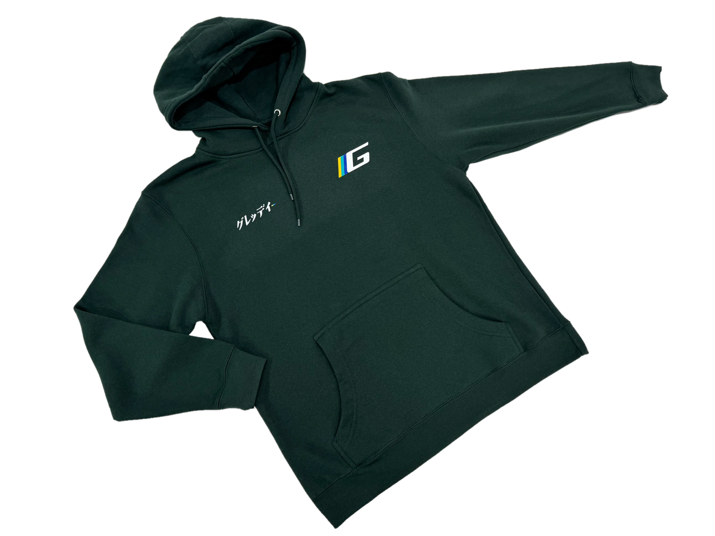 GReddy "94" Pullover Hood - Sports Green