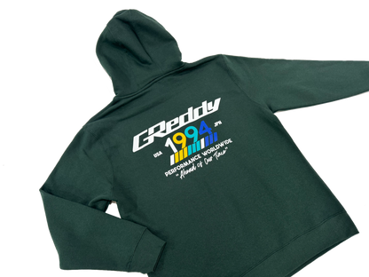 GReddy "94" Pullover Hood - Sports Green
