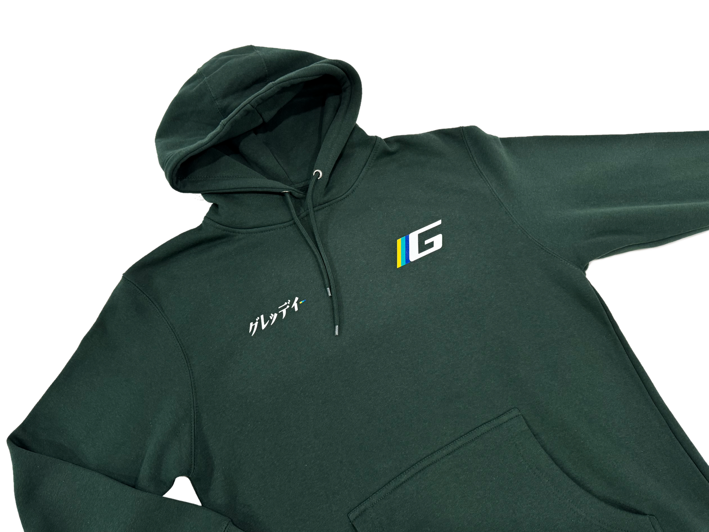 GReddy "94" Pullover Hood - Sports Green