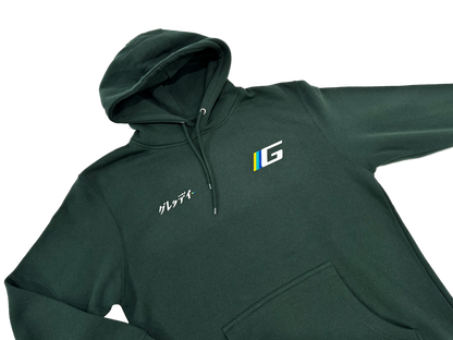 GReddy "94" Pullover Hood - Sports Green