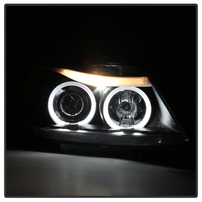 Spyder BMW E90 3-Series 06-08 Projector LED Halo Amber Reflctr Rplc Bulb Blk PRO-YD-BMWE9005-AM-BK 5009005 5009005 User 1