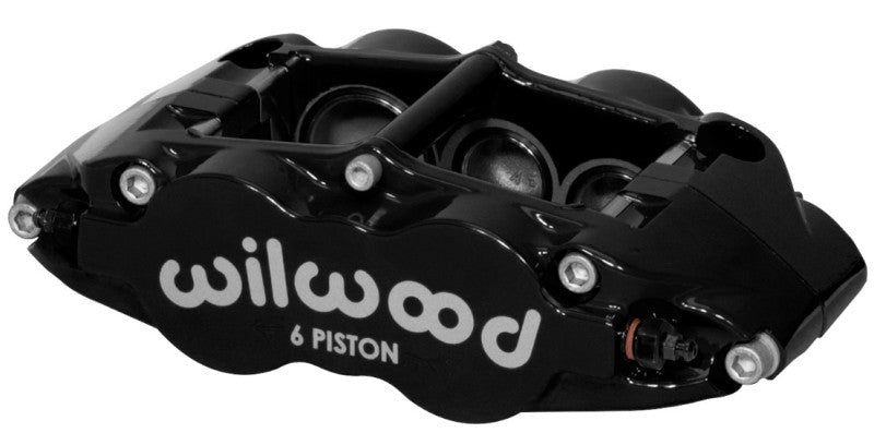 Wilwood Caliper-FNSL6R-LH - Black, 1.38/1.12/1.12" Pistons, 1.10" Disc 120-12003-BK User 1